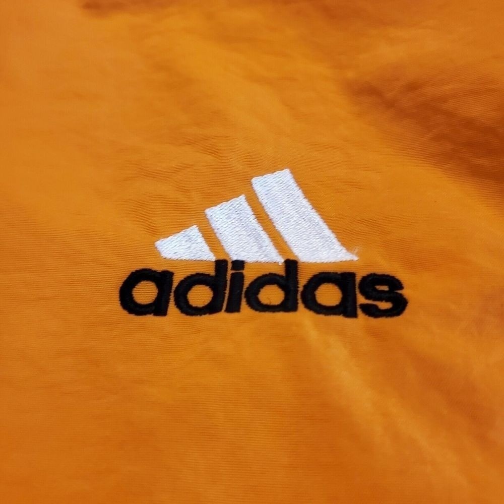 Vintage 90s Adidas‎ Tennessee Vols Pullover Jacket Men XL Orange Striped - Picture 3 of 13